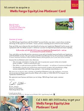 Wells Fargo letters
