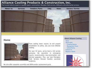 Alliance Cooling site