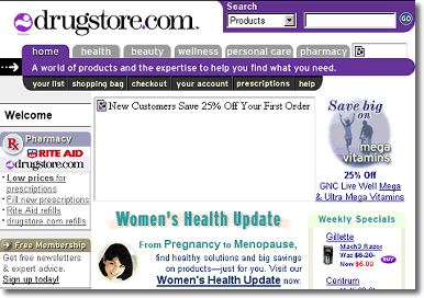 Drugstore.com site