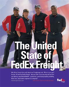 Fed Ex Freight ad