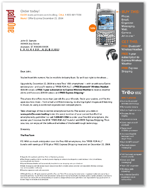 Treo 650 smartphone